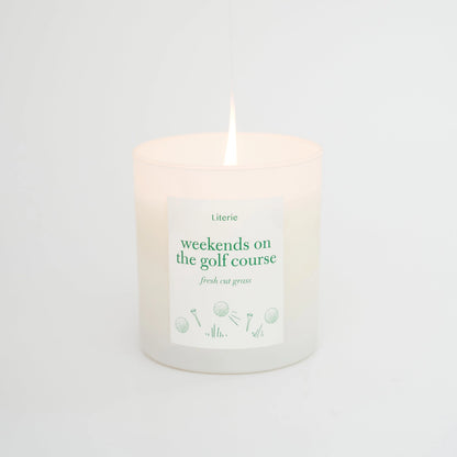 Weekends On the Golf Course Candle