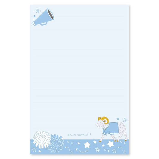Chapel Hill Football Game Day 4x6 Lined Notepad