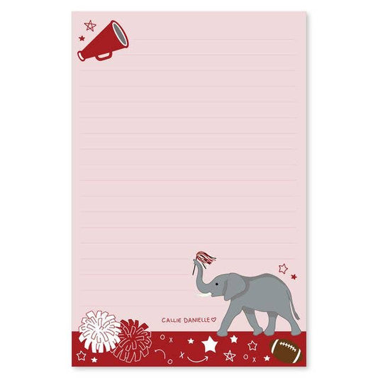 Tuscaloosa Football Game Day 4x6 Lined Notepad