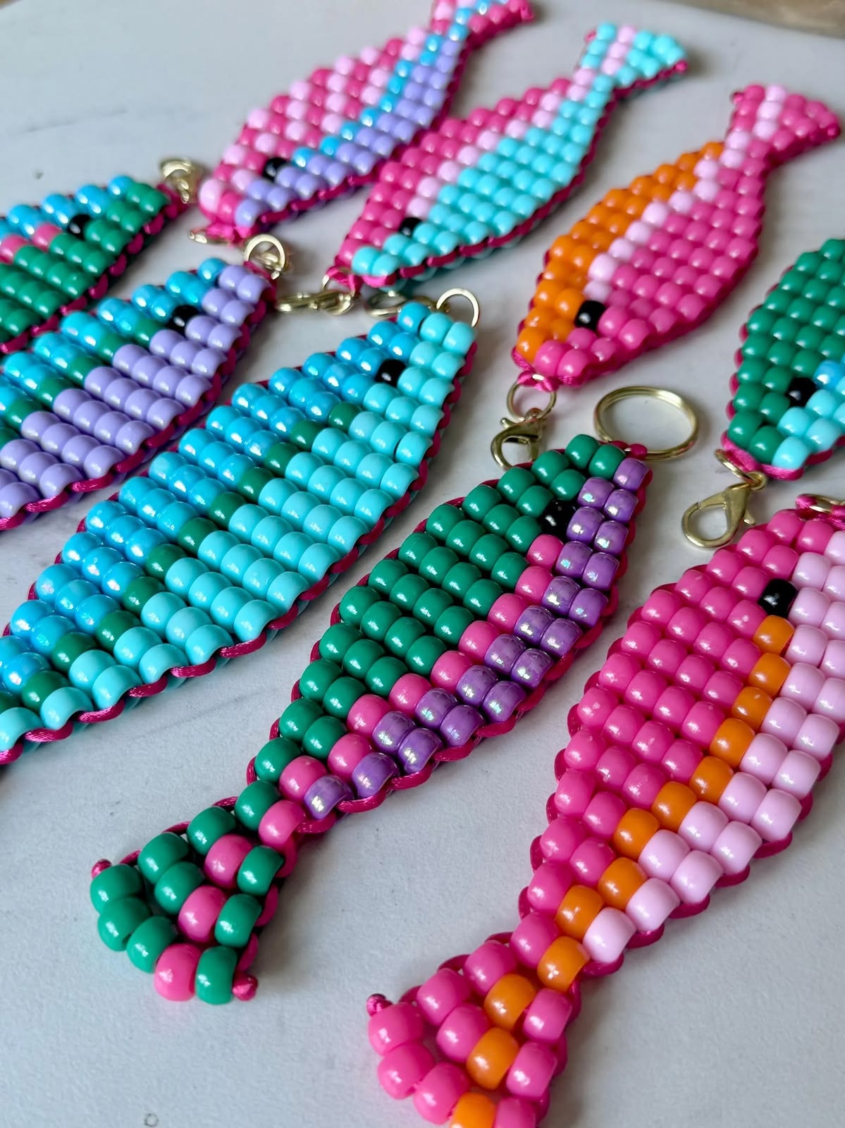 Camp Outpost: Fish Keychains and Bracelets