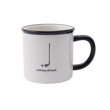 Fairways Golfing Goods 'Putting Off Work' Mug