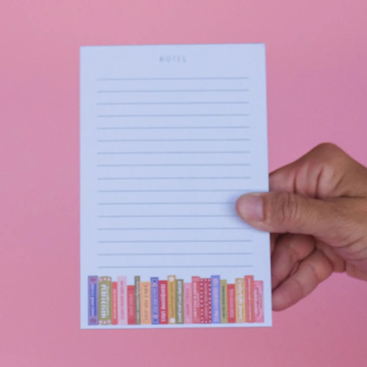 Stars Hollow Bookshelf 4x6 Notepad