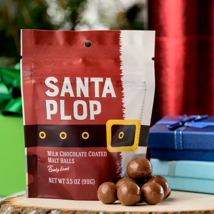 Santa Plop (Chocolate Covered Malt Balls)