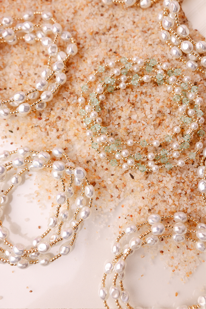 Bri Pearl Bracelet in Gold