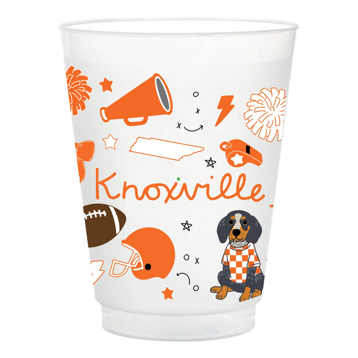 Knoxville Football Game Day 16oz Stadium Cups