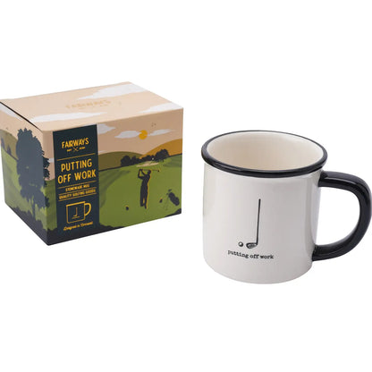 Fairways Golfing Goods 'Putting Off Work' Mug