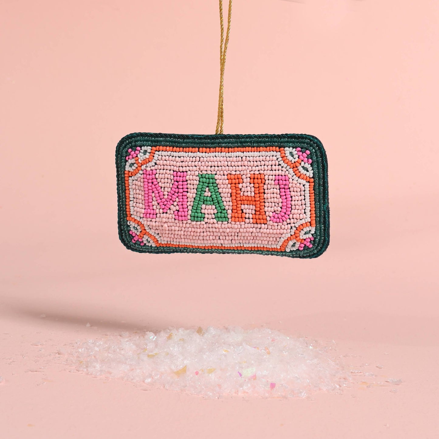 Handcrafted Beaded Ornament-Mahj