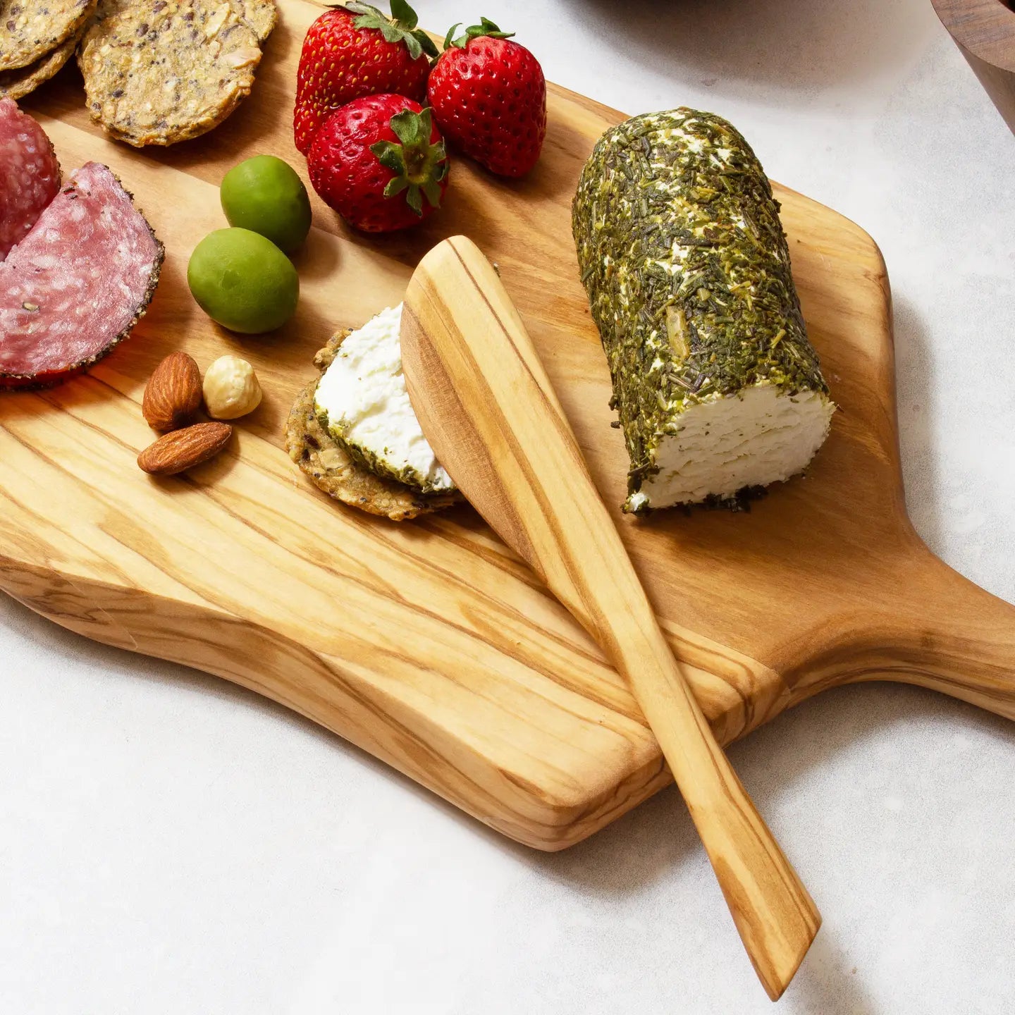 Rock & Branch® Olive Wood Spreader Knife