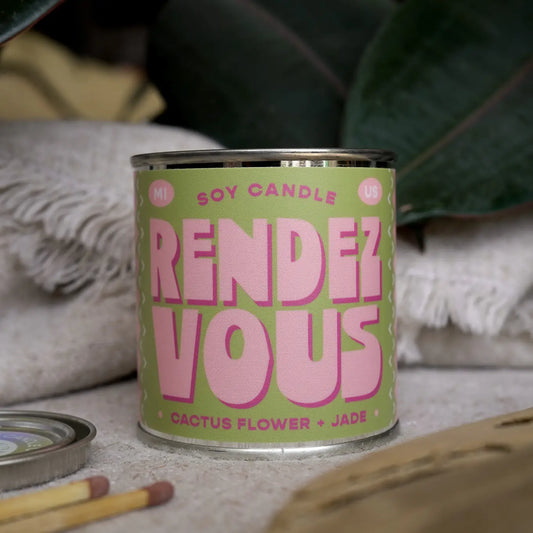 Ambush Candle Co. - Rendezvous | Cactus Flower + Jade 8oz Soy Candle