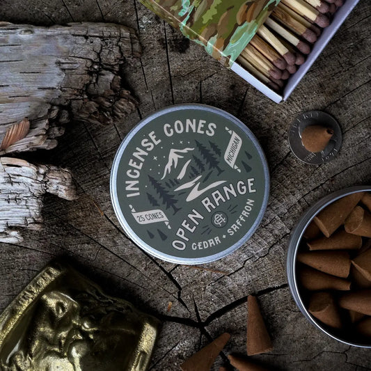 Ambush Candle Co. - Open Range | Cedar + Saffron Incense