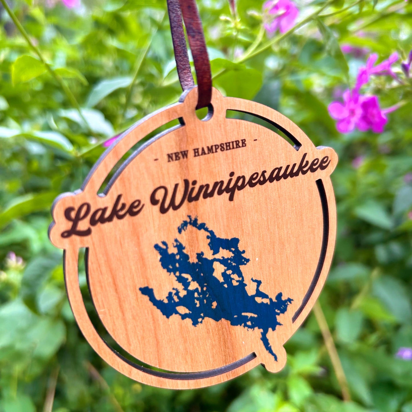 Wooden Lake Ornaments - Personalized