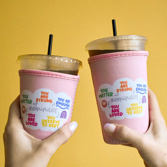 Affirmations Drink Sleeve