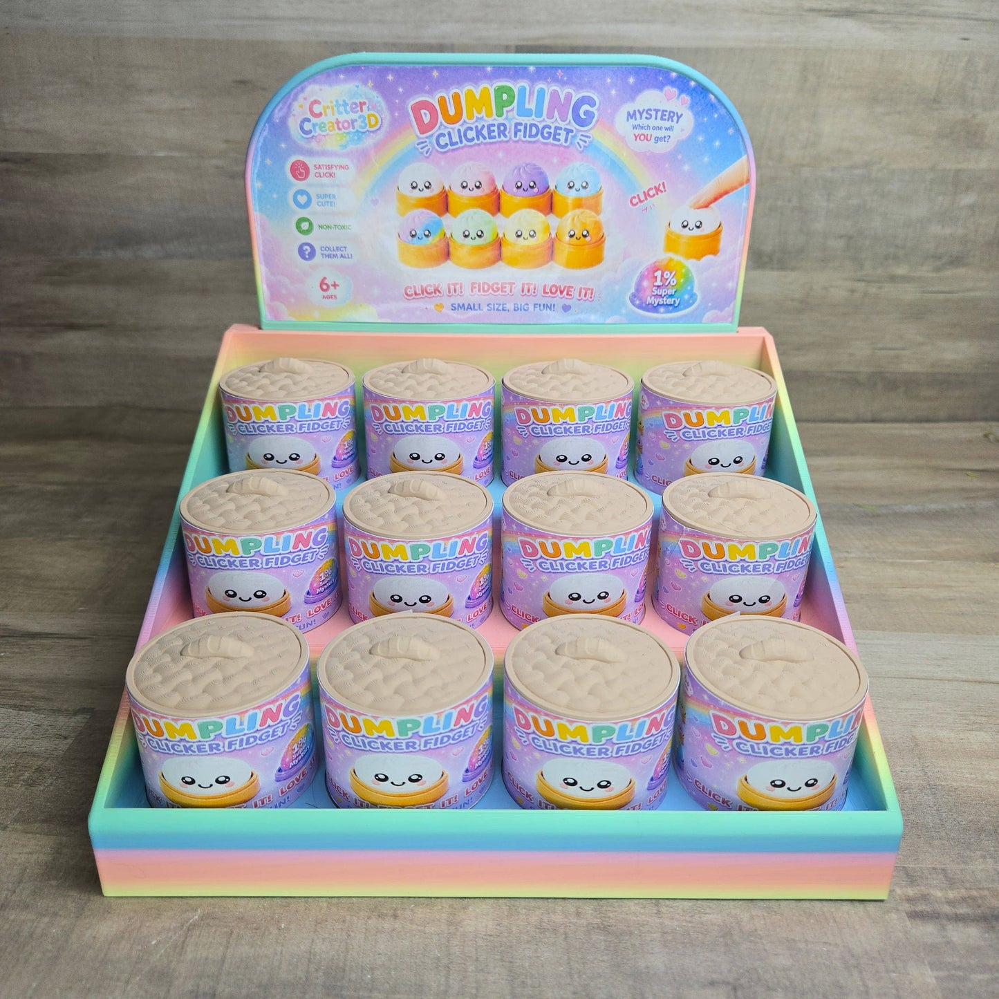 Mystery Dumpling Clicker Fidget Toy