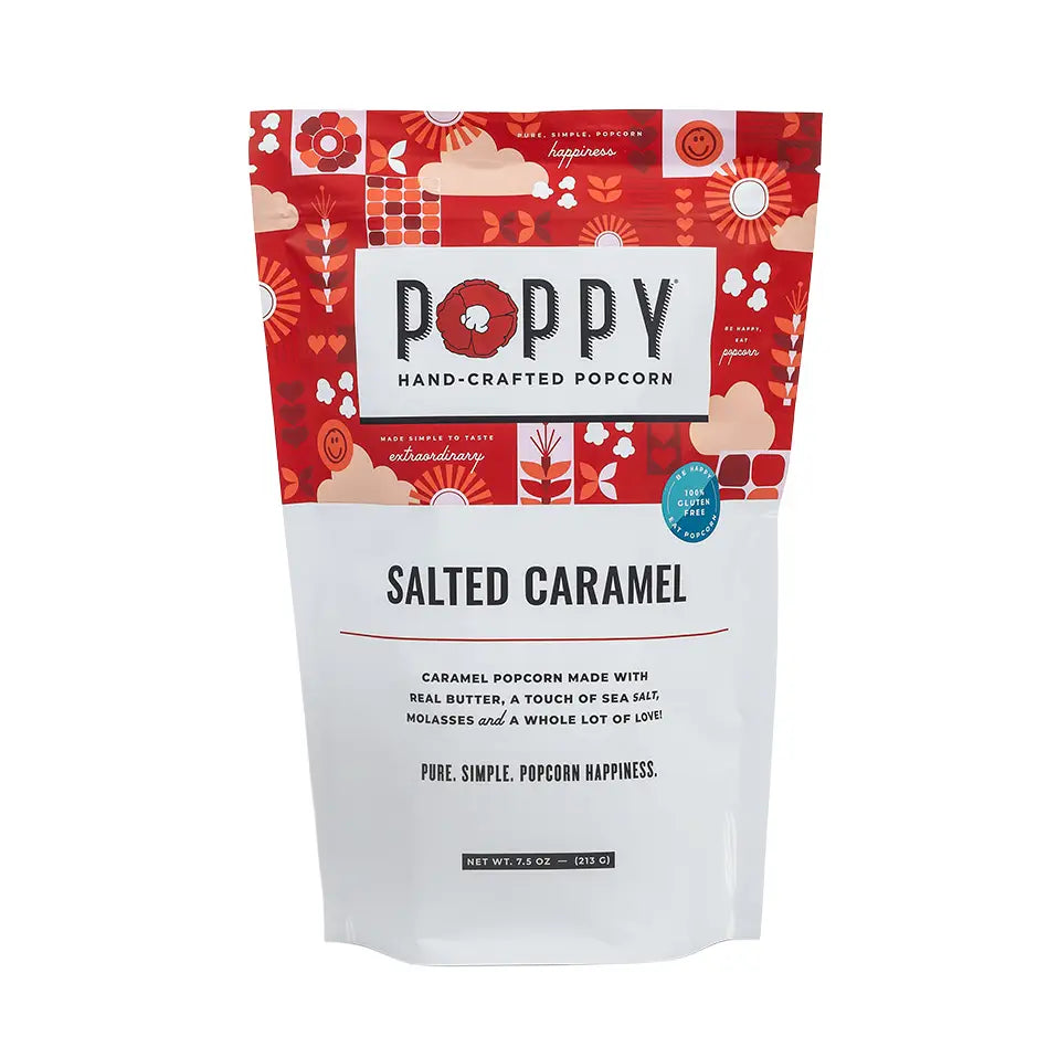 Poppy Salted Caramel Popcorn