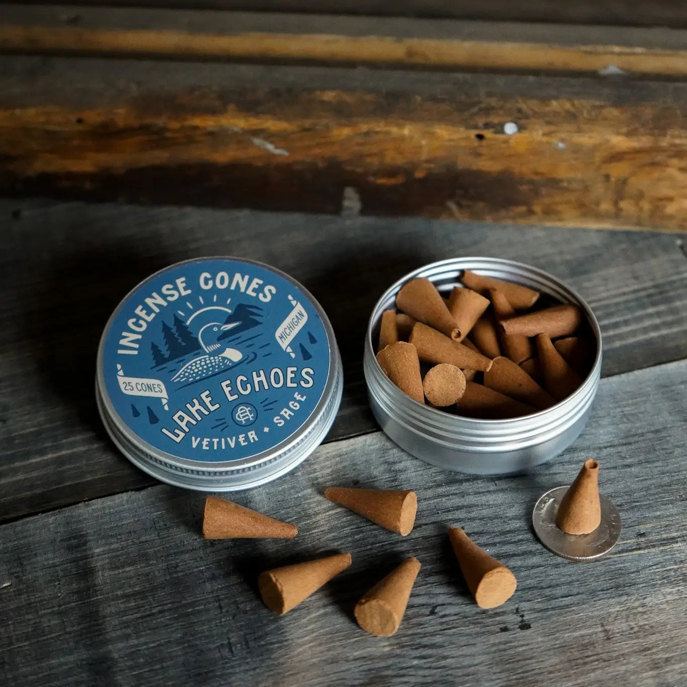 Ambush Candle Co. - Lake Echoes | Vetiver + Sage Incense