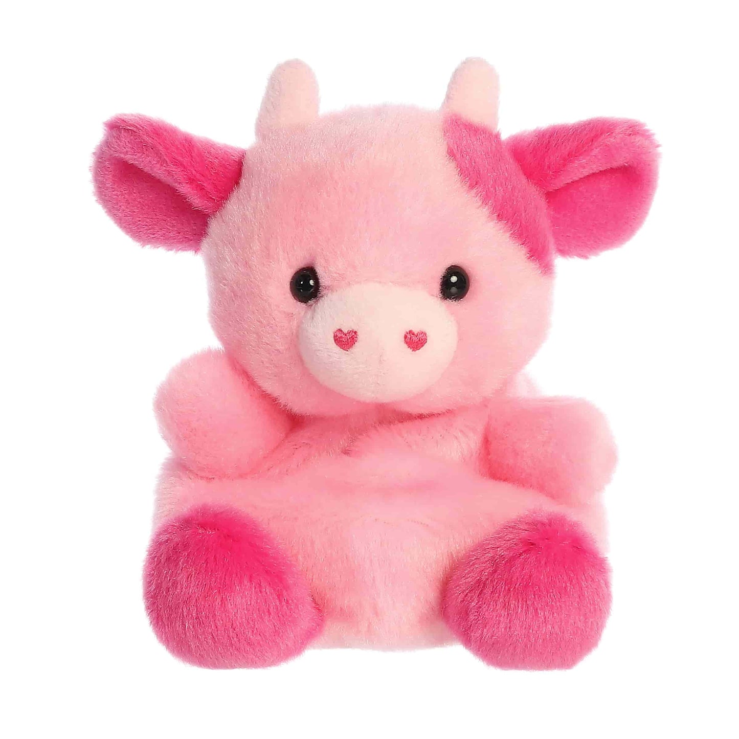 Blossom Pink Cow Palm Pal Stuffed Animal