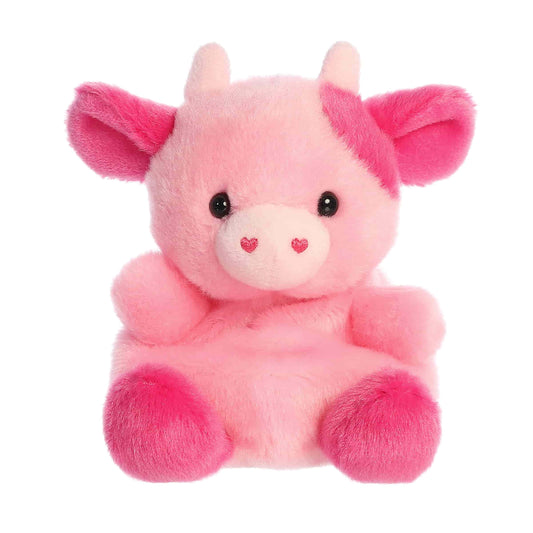 Blossom Pink Cow Palm Pal Stuffed Animal