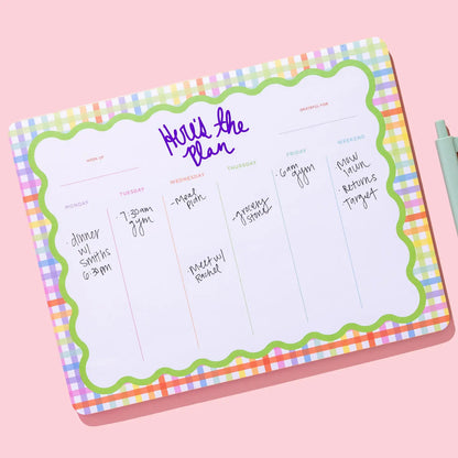 Weekly Planner - "Here's the Plan"