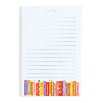 Stars Hollow Bookshelf 4x6 Notepad