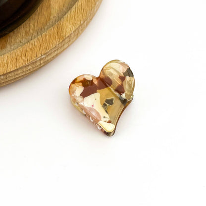 Mini Heart Hair Claw Clip, Valentine's Day Accessory