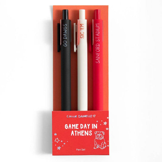Athens Football Game Day Pen Set