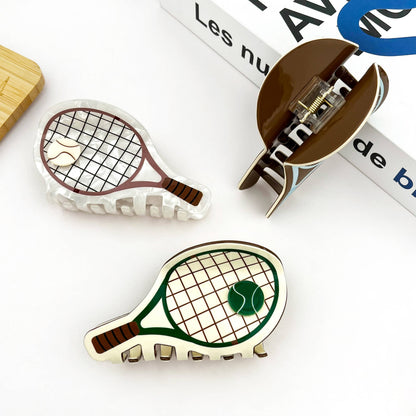 Tennis Racket Claw Clip, Sports Series Hair Clip