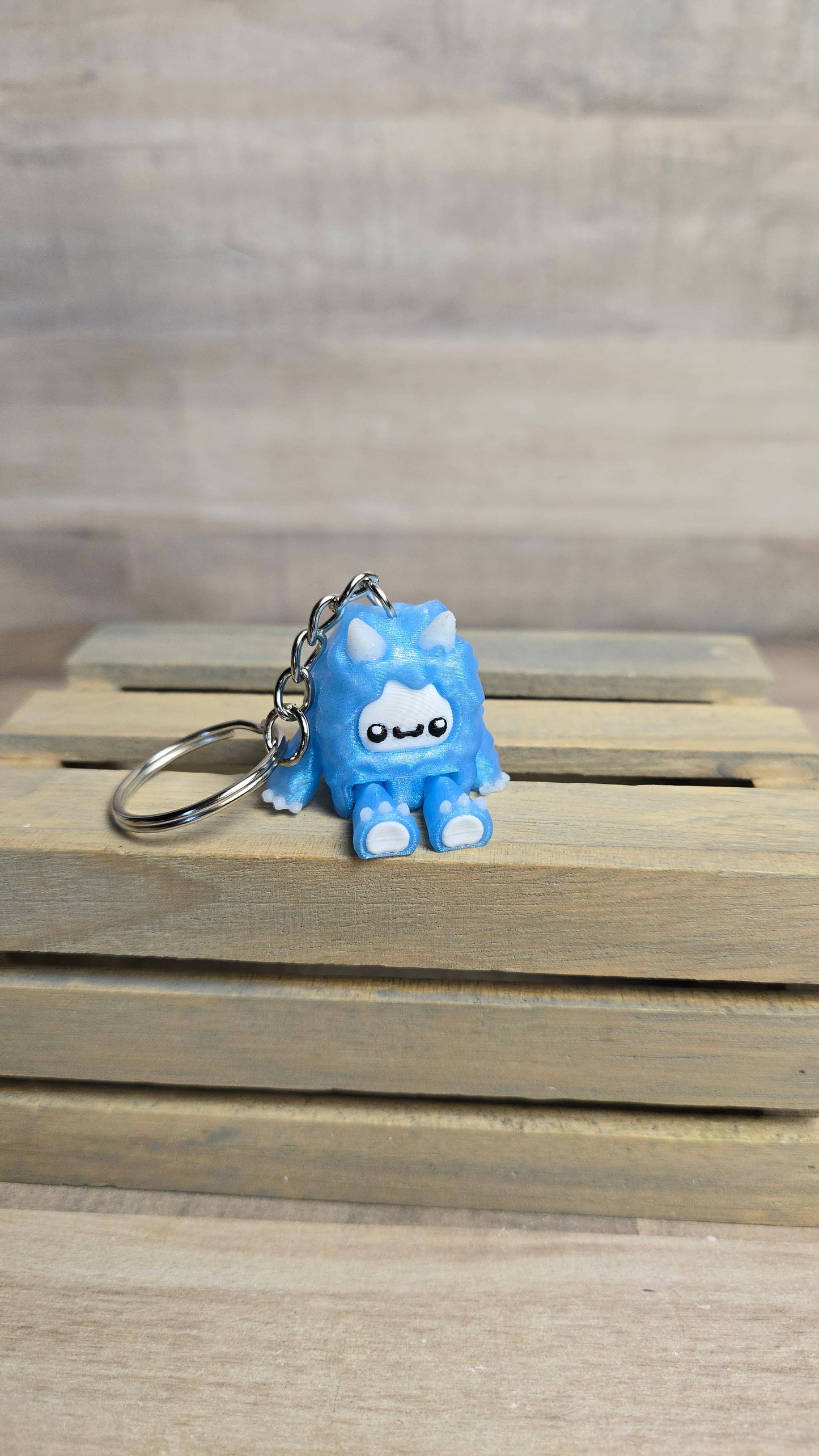 Bigfoot & Yeti Cryptid Fidget Keychain