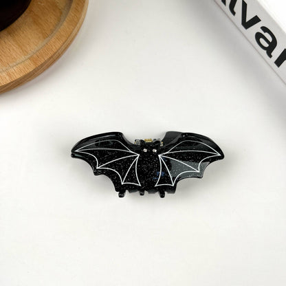 Diva Soap Black Bat Claw Clip,Halloween Hair Clip