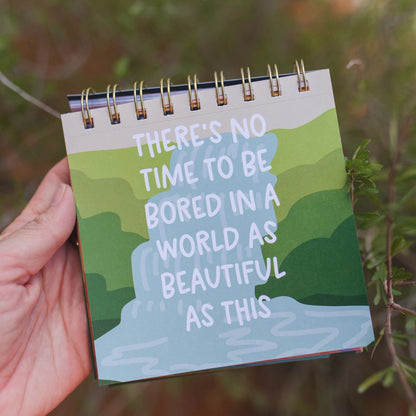 52 Weeks of Outdoorsy Quotes Flip Desk Calendar