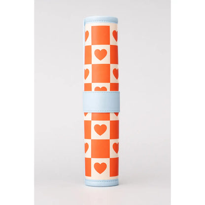 Roll Up 3-in-1 Game, Checkered Hearts