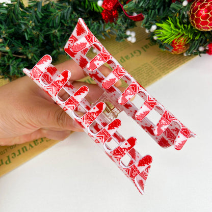 Funny Christmas Hair Clip Snowflake Bells
