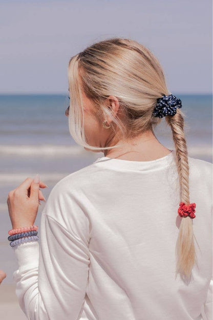 Silk Hair Scrunchie | Large | Independence Bae