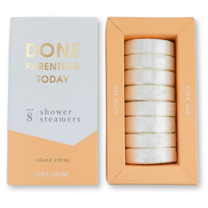 Done Parenting Today - Aromatherapy Shower Steamers - Island Citrus - Set of 8