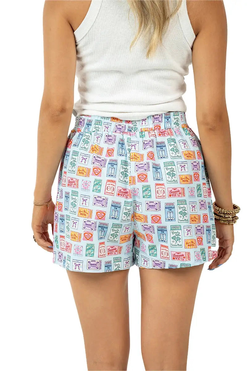 Traveling Matchbook Boxer Shorts