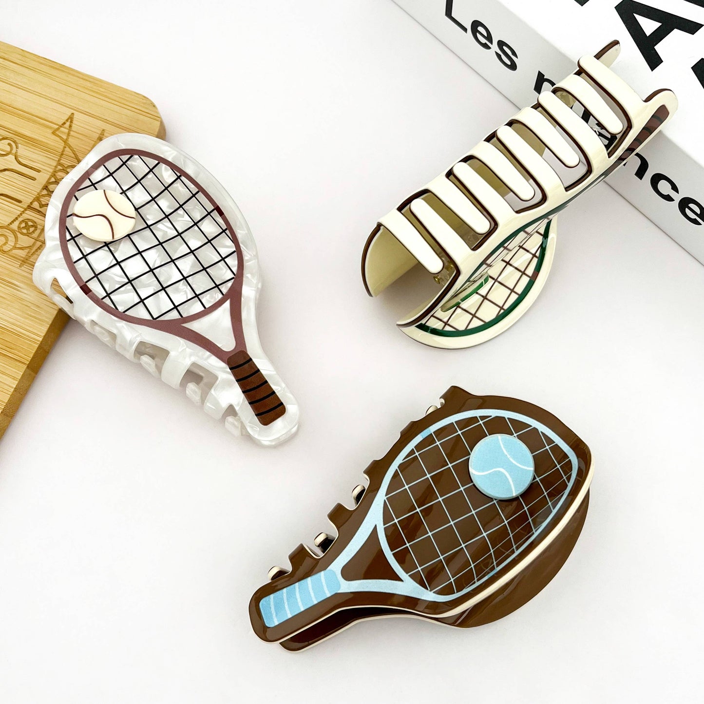 Tennis Racket Claw Clip, Sports Series Hair Clip