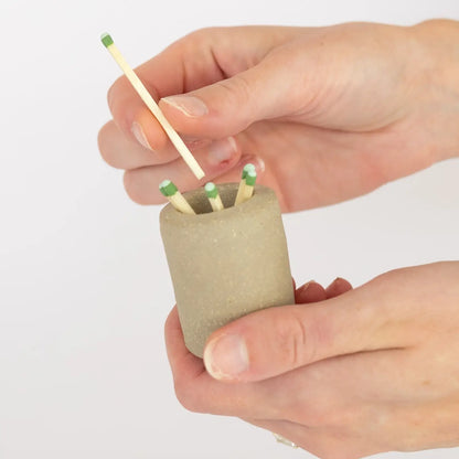 Handmade Ceramic Match Holder + Striker