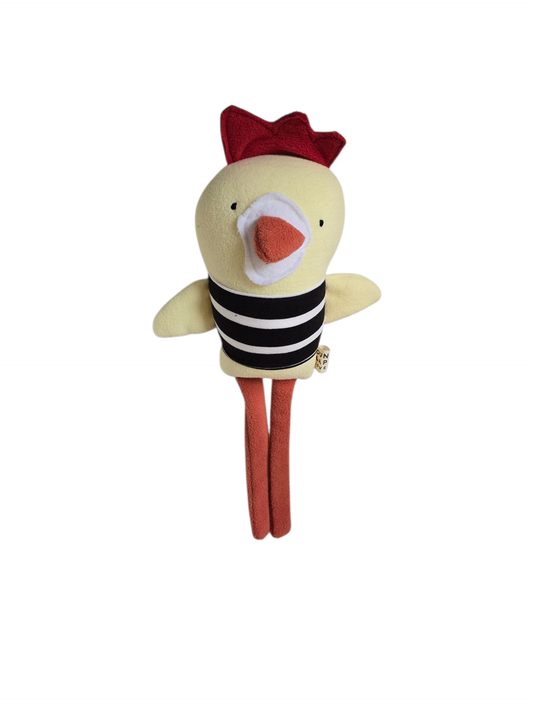 Charles the Chicken, handmade plush toy