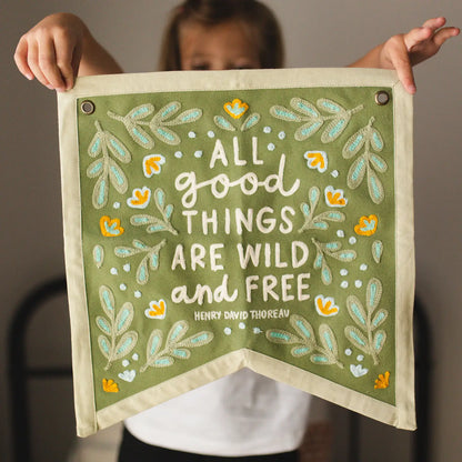 All Good Things Canvas Banner