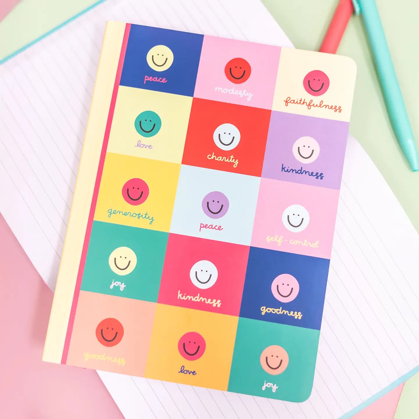 Fruit of the Spirit Smiley Faces Flex Bound Journal