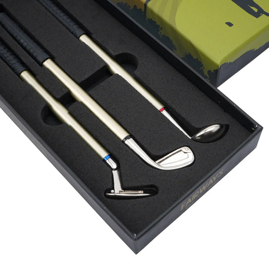 Fairways Golfing Goods Set of 3 Golf Club Pens