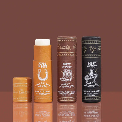 Lip Balm Trio Gift Set, Rhinestone Rodeo