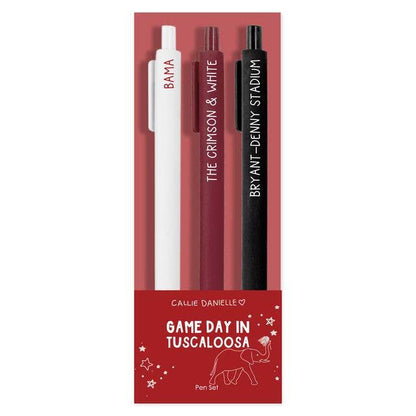 Tuscaloosa Football Game Day Pen Set
