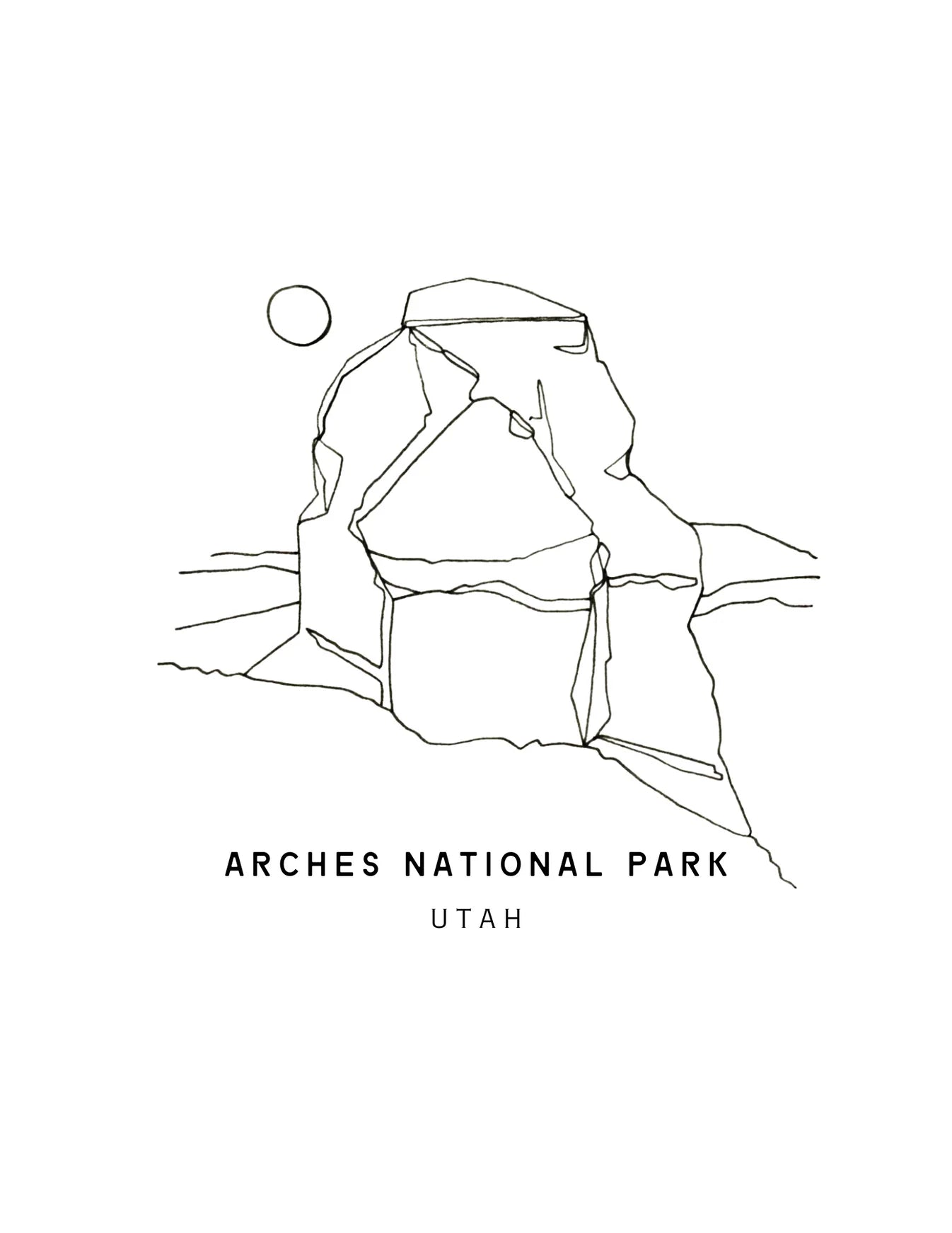 National Park Minimalist Print