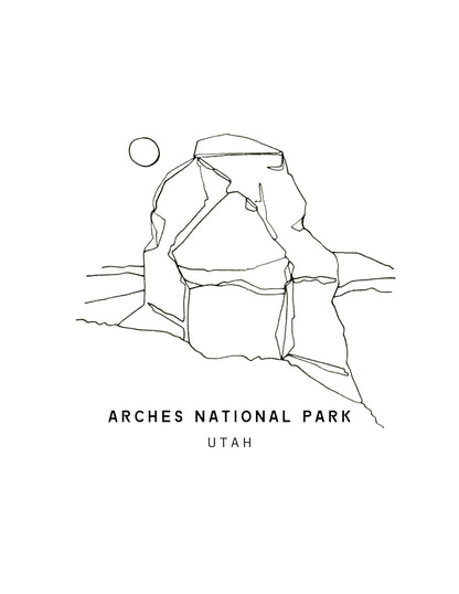 National Park Minimalist Print