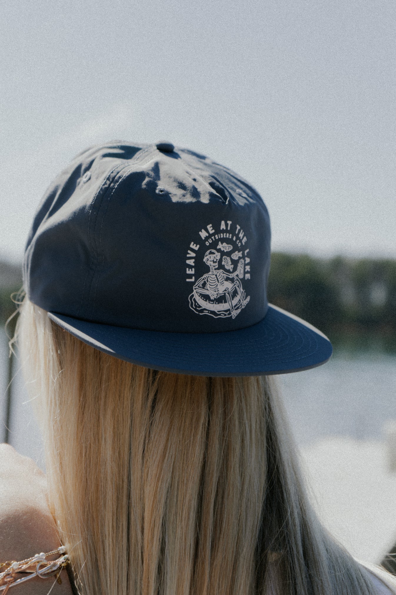 Leave Me at the Lake Surf Cap