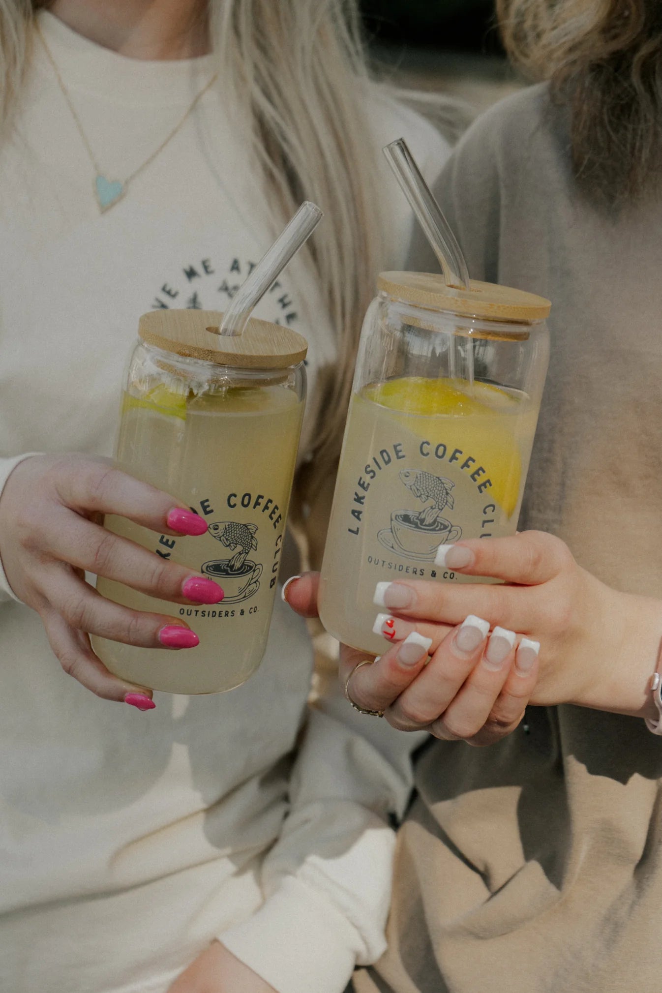 Lakeside Coffee Club Glass