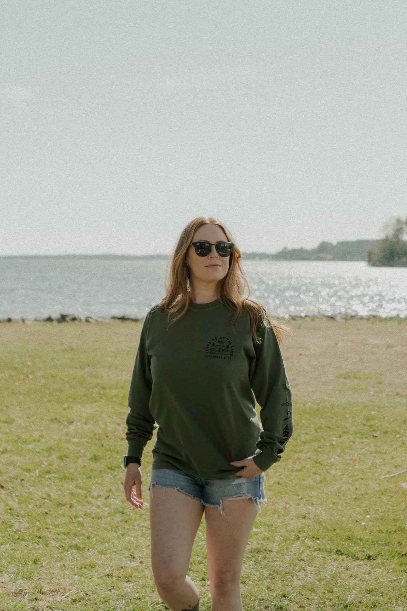 Lake Icon Long Sleeve Shirt