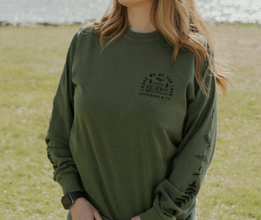 Lake Icon Long Sleeve Shirt