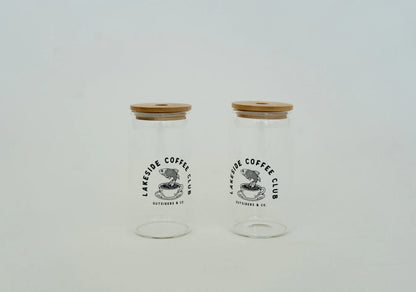 Lakeside Coffee Club Glass