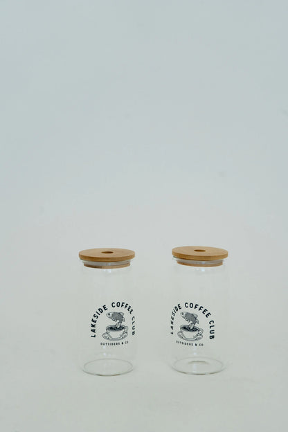 Lakeside Coffee Club Glass